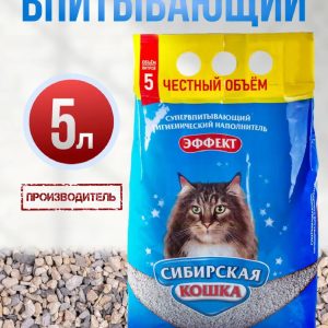Впитывающий наполнитель "Эффект", 5л (2.7 кг)