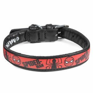 Ошейник кожаный "Marvel" Человек-паук (50 г)