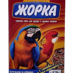 Для средних и крупных попугаев (коробка) (450 г)