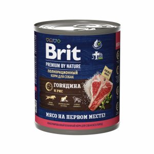 консервы с говядиной и рисом для собак (850 г)