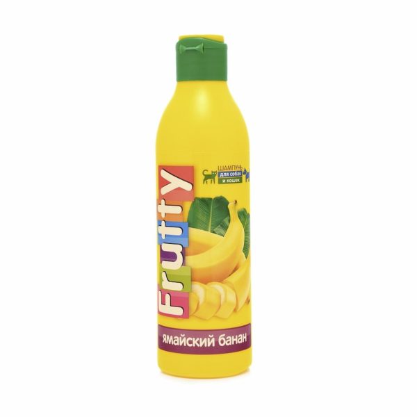 Frutty, шампунь для собак и кошек, ямайский банан (250 мл)