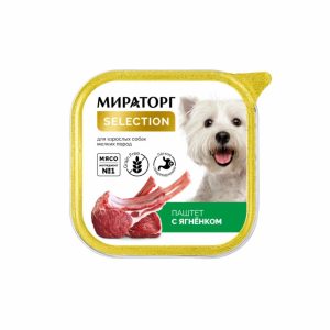 Консервы паштет для взрослых собак мелких пород старше 1 года с ягненком (100 г)