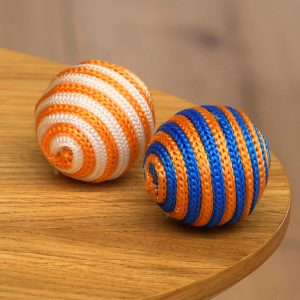 Игрушка для кошек и собак, мяч плетеный, набор 2 шт (2 шт)