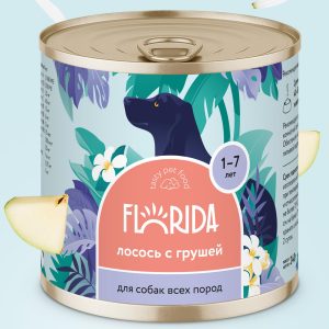 Для собак "Лосось с грушей", 240 г. Влажный корм (240 г)
