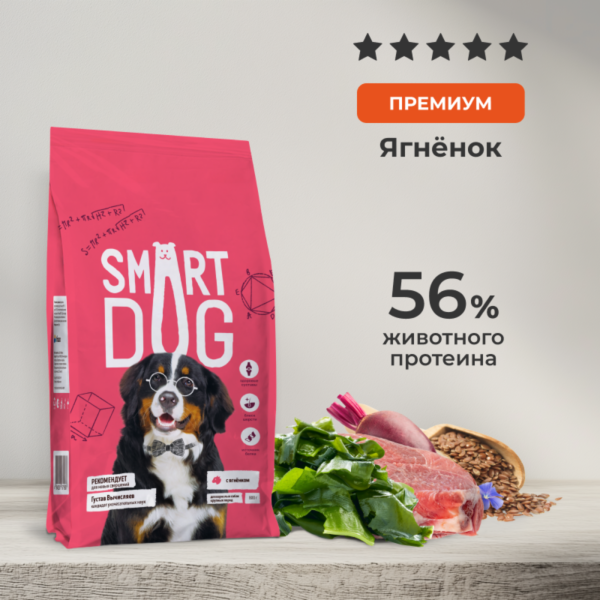Сухой корм для взрослых собак крупных пород с ягненком и овощами, MAXI ADULT, Lamb and vegetables (12 кг)