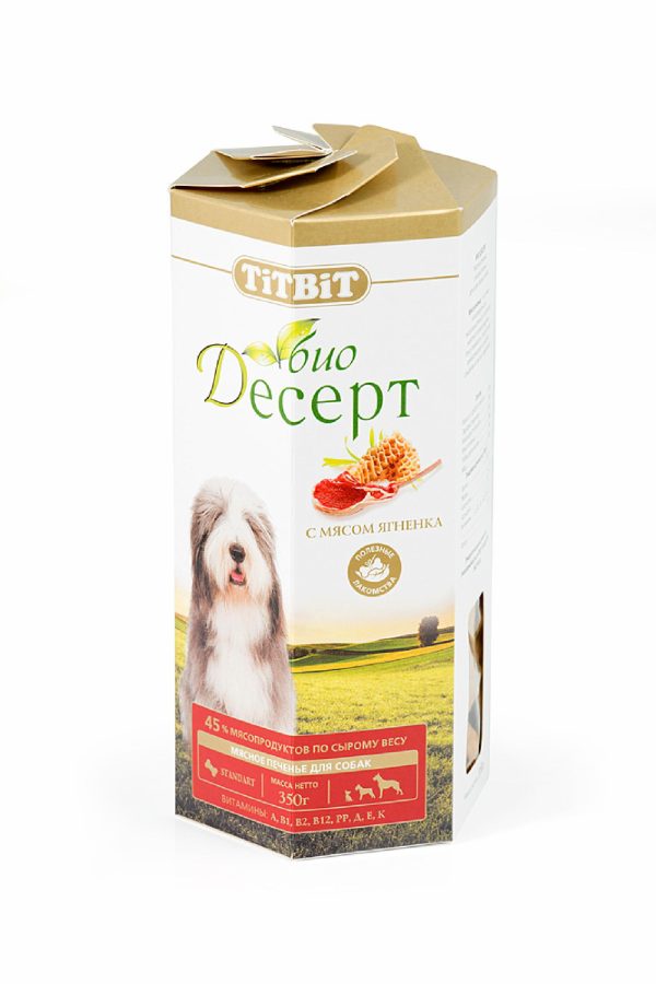 Печенье "Био десерт" с мясом ягненка стандарт (350 г)