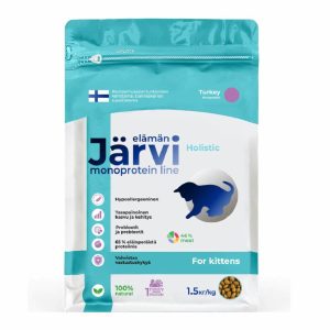 Jarvi сухой монопротеиновый полнорационный корм для котят (1.5 кг)