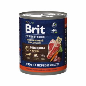 консервы с говядиной и печенью для собак (850 г)