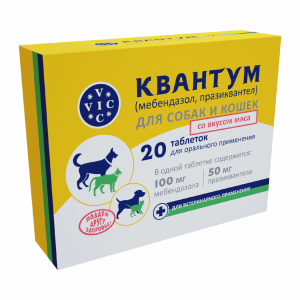 Квантум для собак и кошек, 4 табл (20 шт.)
