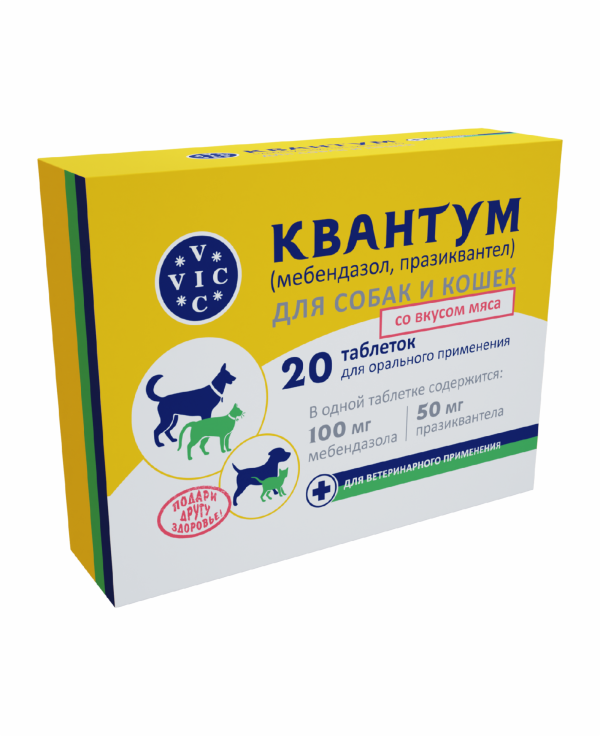 Квантум для собак и кошек, 4 табл (20 шт.)