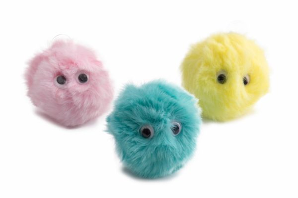 Игрушка для кошек Шарик меховой поющий (5 см)