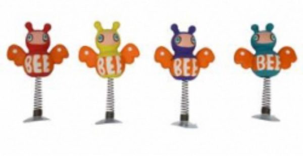 Игрушка для кошек "Пчелка на пружинке" (7,5 см)