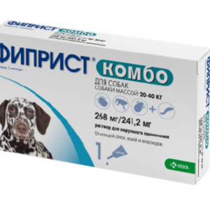 Фиприст Комбо для собак 20-40 кг, 2.68 мл (20 г)