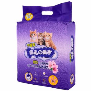 Комкующийся наполнитель Тофу Сакура (6 л)