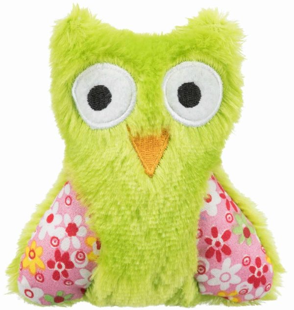 Игрушка "Сова", плюш, с кошачьей мятой (28 г)