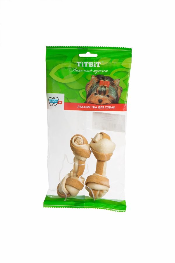 Кость узловая №2 (2 шт.) с мясом курицы (80 г)