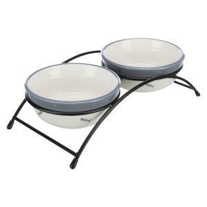 Миски керамические на подставке, 2 шт. (770 г)