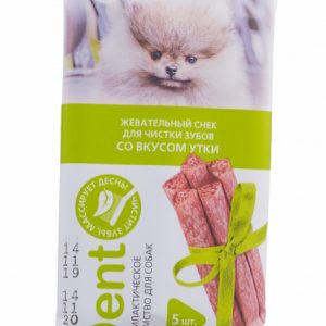 Жевательный снек Dent со вкусом утки для собак мини пород (20 г)