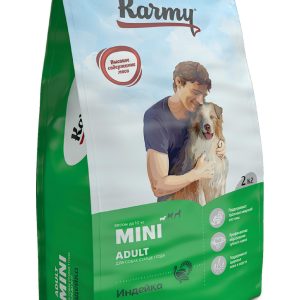 Сухой корм для взрослых собак мелких пород старше 1 года с индейкой (2 кг)