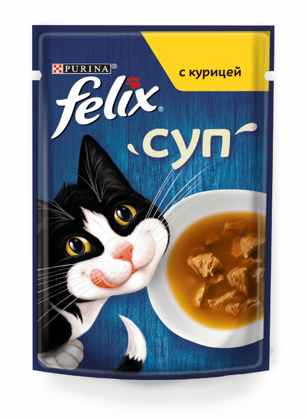 Паучи Суп для кошек с курицей, 26 шт (26 шт)