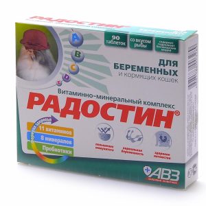"Радостин" добавка витаминно-минеральная для беременных и кормящих кошек, 90 табл. (90 таб.)