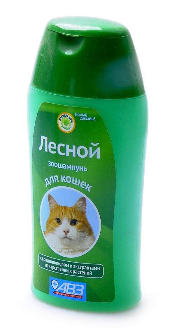 Зоошампунь "Лесной" с кондиционером и экстрактами лекарственных растений для кошек (203 г)