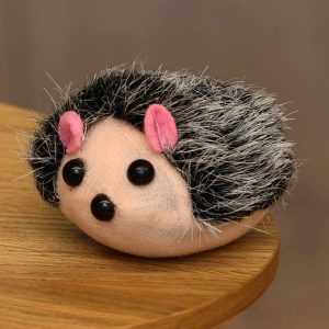Мягкая игрушка для кошек, ежик (7х6 см)