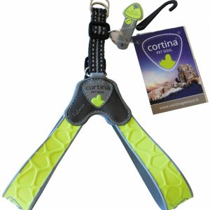 Суперпрочная шлейка FALORIA, неоновый желтый (Италия) (35-45 см)