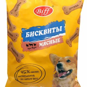 Печенье Бисквиты мясные, три вкуса, для собак (200 г)