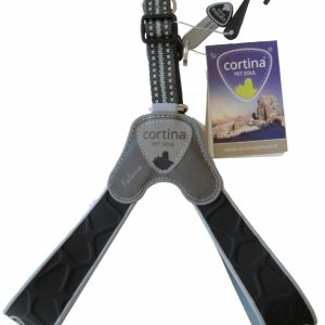 Суперпрочная шлейка FALORIA, черный (Италия) (30-40 см)