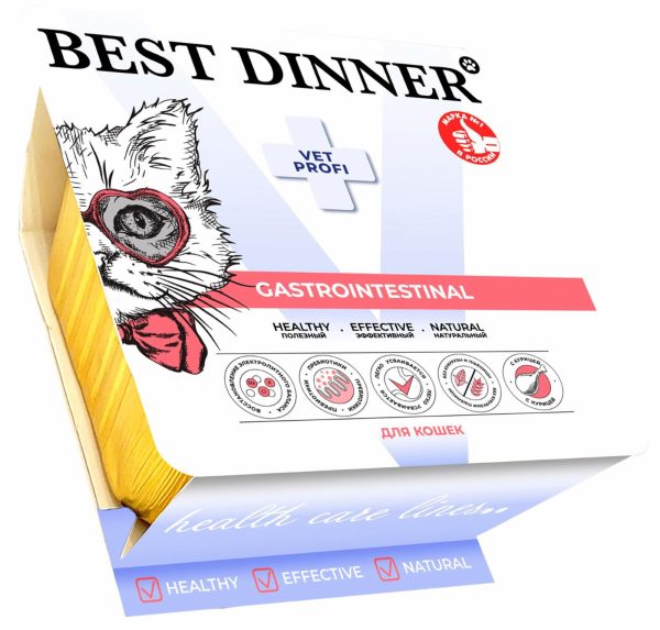 Паштет с курицей для кошек Vet Profi Gastrointestinal (100 г)