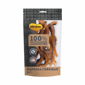 Лакомство для собак "Нарезка говяжья" (50 г)