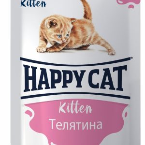Паучи для котят телятина, кусочки в желе (85 г)