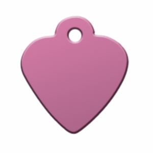 Сердце малое розовое (2.6х2.5 см)