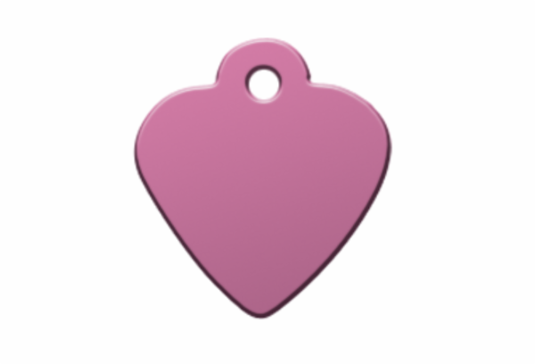 Сердце малое розовое (2.6х2.5 см)