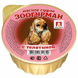 Консервы для собак «Мясное суфле», с телятиной, ламистер 1840 (100 г)