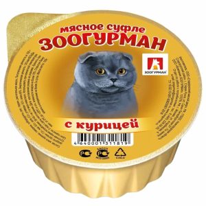 Консервы для кошек  «Мясное суфле», с курицей, ламистер (100 г)
