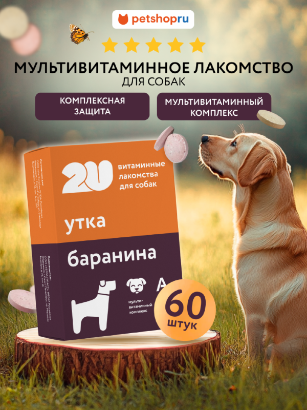 Мультивитаминое лакомство для собак, Doggy's Mix, 60шт (60 шт)