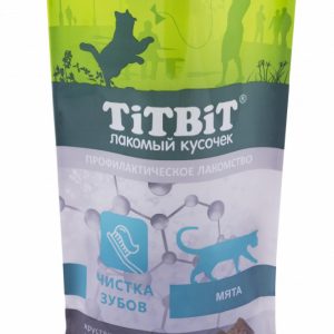 Хрустящие подушечки для кошек, с мясом утки для чистки зубов (60 г)
