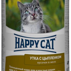 Кусочки в желе для кошек, с уткой и цыпленком (400 г)