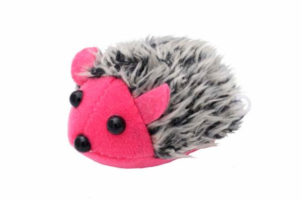 Игрушка для кошек "Ежик с заводным механизмом" (26 г)