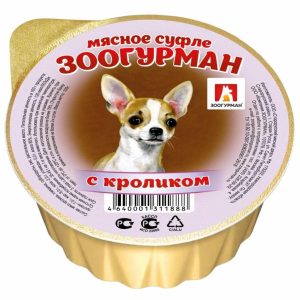Консервы для собак «Мясное суфле», с кроликом, ламистер (100 г)