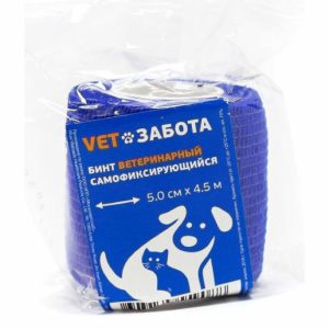 Бинт ветеринарный, синий (41 г)