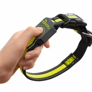 Светящийся ошейник Manoa Glow USB, желтый (L)