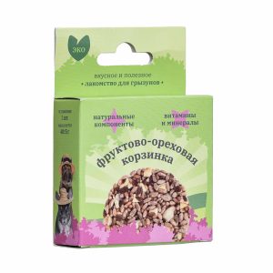 Лакомство для грызунов: Фруктово-Ореховая корзинка (40 г)