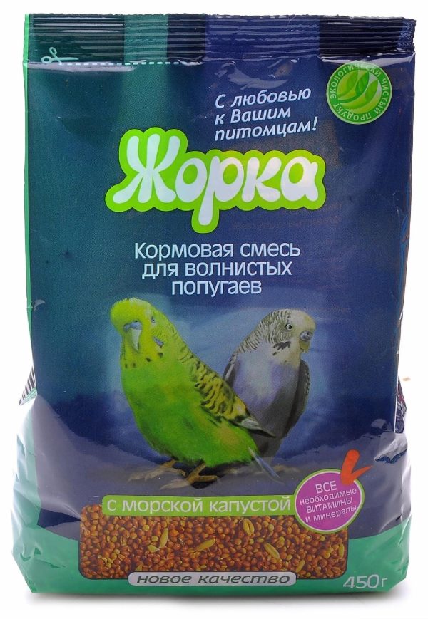 Lux для волнистых попугаев с Морской капустой (пакет) (450 г)