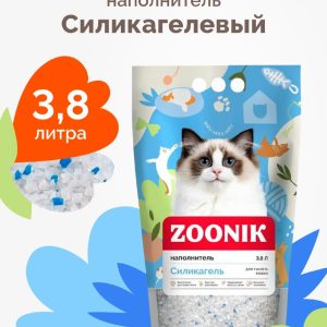 Наполнитель "Зооник", силикагель 3,8л (1.7 кг)