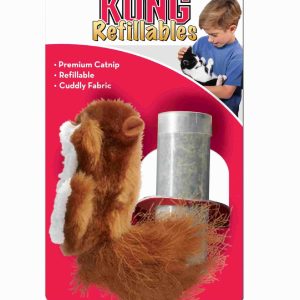 Игрушка для кошек "Белка", с капсулой кошачьей мяты (31 г)