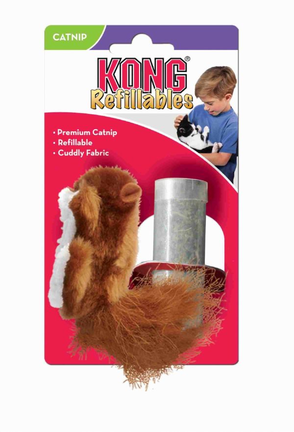 Игрушка для кошек "Белка", с капсулой кошачьей мяты (31 г)