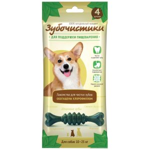 Зубочистики "Мятные" для собак средних пород, 4шт (70 г)